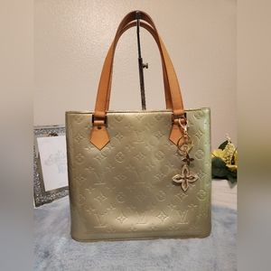 LIKE NEW Authentic Louis Vuitton Monogram Vernis Houston Bag Tote